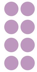 2″ Lilac Round Label Dots Stickers Color Coding Inventory 2 Inch Dot