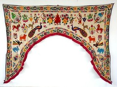 Vintage Welcome Gate Toran Door Valance Window Décor Tapestry Wall Hanging DV56