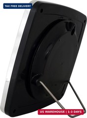 JUSTIME 8.5-inch Quality Square Water Resistant Quartz Wall Clock Special for Sm