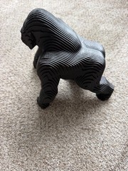 Gorilla 3-D printed stands 7 inches high by 6 inches wide by 9 inches deep