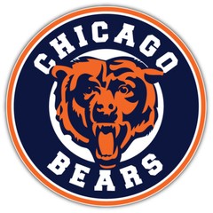 Chicago Bears NFL Football Logo Sport Car Bumper Sticker Decal «SIZES»