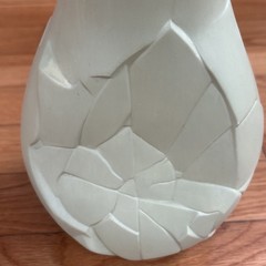 Rosenthal Studio Line Phases Green Vase 9.25” Porcelain Rosenthal Matte Finish