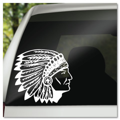 6″ Boho Native American Chief Vinyl Decal Sticker