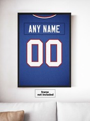 Buffalo Bills Football Jersey Print – Personalized Any NAME & NUMBER