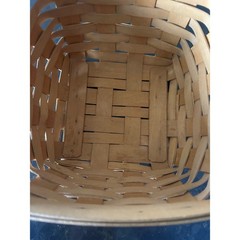 Longaberger Baskets Handwoven Dresden Ohio USA Mwb 1999 Wicker Basket with Liner
