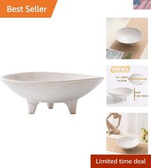 Elegant 6″ White Decorative Bowl – Lightweight, Dishwasher Safe for Everyday Use