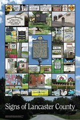 Signs of Lancaster County 24″ x 36″ Amish Country Poster