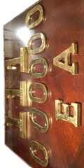 Solid Brass Numbers And Alphabets 11 Total Over 3.5 Pounds