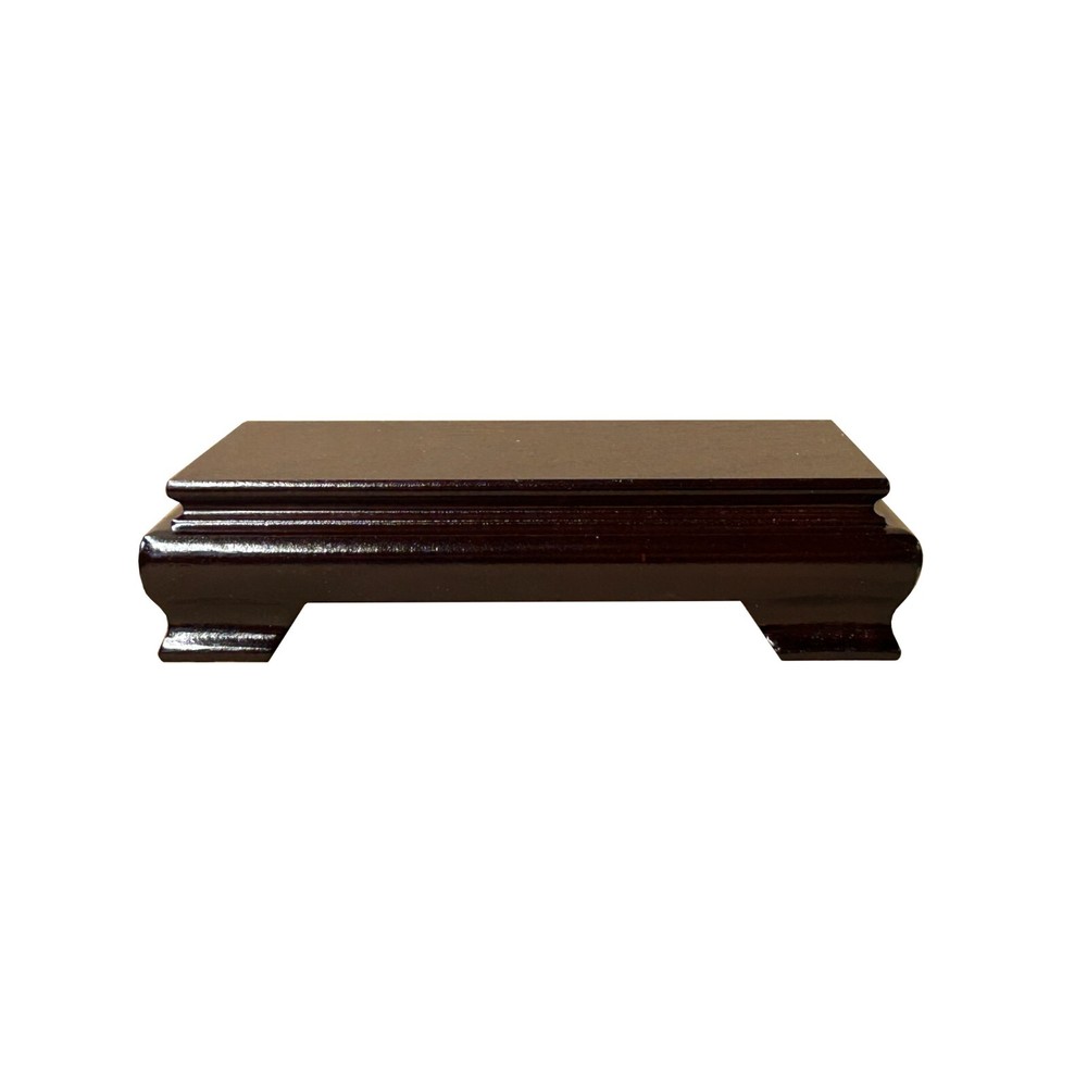 13.25″ Reddish Brown Wood Rectangular Display Stand Riser Easel ws4186E