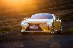 618751 Lexus Lc 500h Japanese Sport Car Front View Wall Print Poster