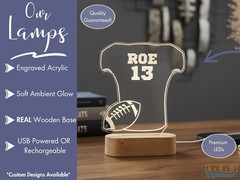 Personalized Football T-Shirt – Custom Tee Gift for Fans, Kids & Adults Sports W