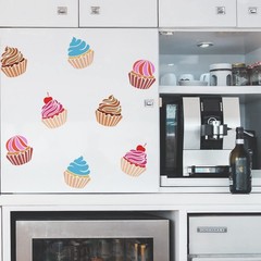 FINGERINSPIRE Cupcake Stencil for Painting 11.8×11.8 inch PET Hollow Out DIY …