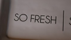 Pottery barn rectangular ceramic tray So Fresh So Clean 14 in x 6 in Home decor