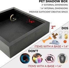 Pet Memorial Shadow Box Frame Of Loved Gifts Sympathy Gifts For Loss Of Dog Cat