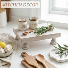 Farmhouse Riser for Room Decor : Decorative Pedestal Stand for Display Your Home