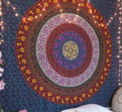 Wall Mandala Queen Tapestry Indian Bohemian Hippie Decor Bedspread