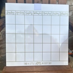 Happy Everything! Coton Colors – Magnetic Dry Erase 18in Wall Calendar – NEW NIB