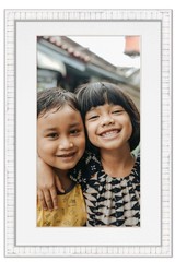 11×22 Frame White With White Picture Mat For 11×22 Photo – White 13×24 Frame To