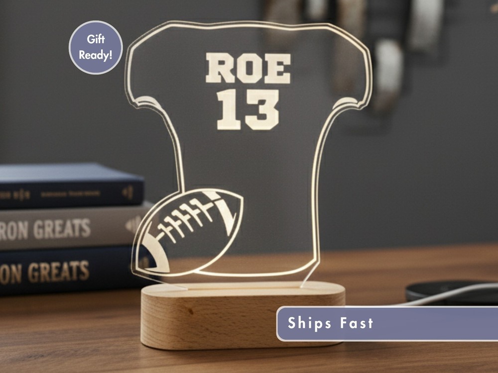 Personalized Football T-Shirt – Custom Tee Gift for Fans, Kids & Adults Sports W