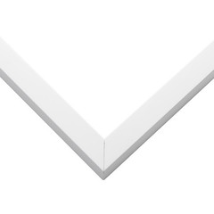 22×6 Shadow Box Frame White | 1 Inches Deep Real Wood Contemporary Shadowbox Dis