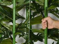 5ft Artificial Bamboo Tree 10 Pack, Fake Bamboo Plant Trees Indoor Outdoor
