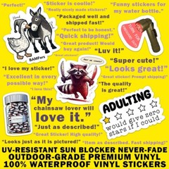 Funny Workplace Crying Policy Sticker | Office Décor | Office Humor Decal
