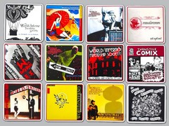 World Inferno Friendship Society Vinyl Sticker Lot (12 Stickers) punk slackers