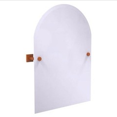 Allied Brass Montero Frameless Arched Tilt Mirror Contemporary Wall Mount