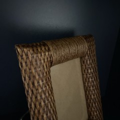 Argento S.C. Rattan Picture Frame Woven ,Coastal, Boho ,Organic,Minimalist Home