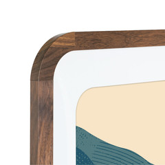 Mainstays Rounded Corner Picture Frame (18×24 with Mat / 22×28 Full Size)
