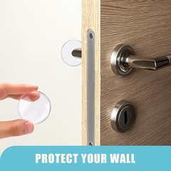 6pcs-12pcs Door Stoppers for Wall, Door Knob Wall Protector 2″, Self Adhesive US