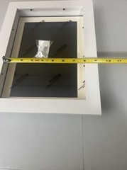 Kids Art Frame White Front Opening