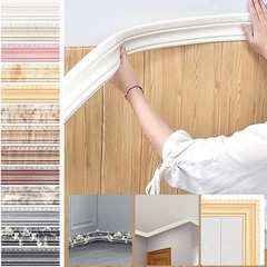8CM??230CM Wall Trim Line Skirting Border Decor Sticker Wallstick Decor
