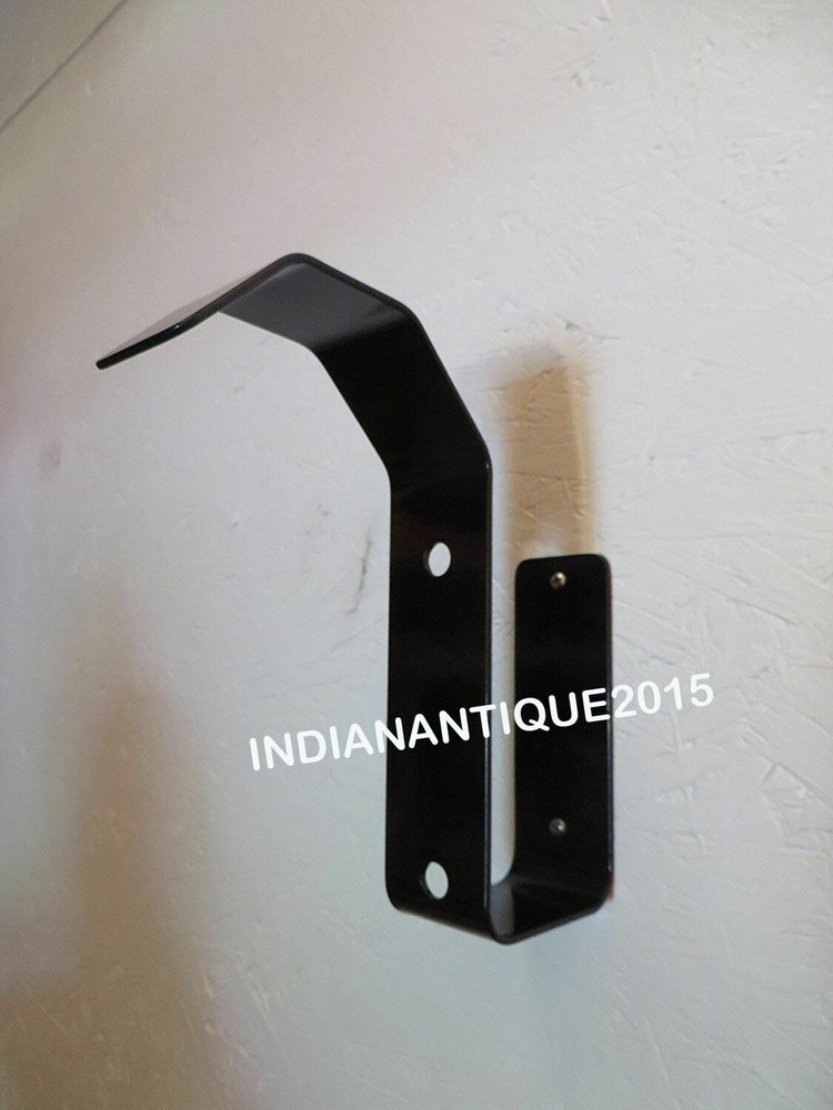 Side View Helmet Wall Black Display Rack