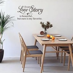 Every Love Story is Beautiful but Ours is My Favorite – Carved Pure Black Vin…