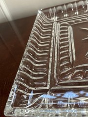 New w/ Label Waterford Crystal O’Connell 10″ X 10″ Square Vanity Dresser Tray