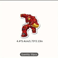 10 PCS Marvel Avengers (Unofficial) Superheroes Villains Stickers Mix BRAND NEW