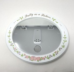 Ashton-Drake Galleries, Wood Framed Mirror, «Pretty As A Picture» 13”x11”