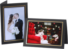 50 Count Photo Frame Cards with Envelopes 4×6 Paper Picture Frame Notecards Phot