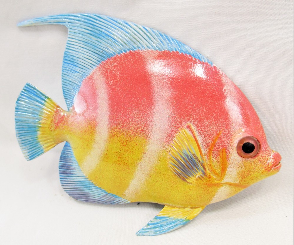 Tropical Reef Pastel Color Tropical Fish Sea Life Wall Art decor 8″(29)