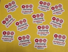 BTS ARIRANG STICKERS 2in