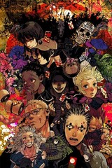 Dorohedoro Fight Magic Hot Japan Anime Poster print 11″x17″ home decor