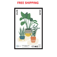 Mainstays 24×36 Black Flat Profile Wall Photo Frame Poster Picture Frame
