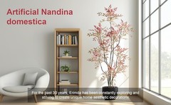 7.2ft Faux Bamboo Tree Artificial Nandina Tree Artificial Indoor Plants
