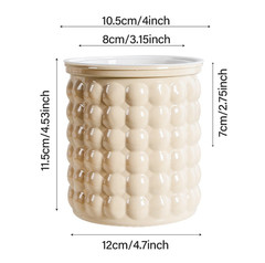 1pc Mini Self Watering Flower Pot Transparent Plastic Hydroponic Vase – NEW