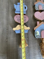 Vintage 80s Country Kitchen Home Sweet Home Wooden Wall Decor Cottagecore Rustic