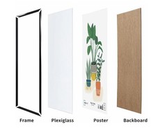 Mainstays 24×36 Basic Black Poster Frame Free & Fast Shipping Black poster frame