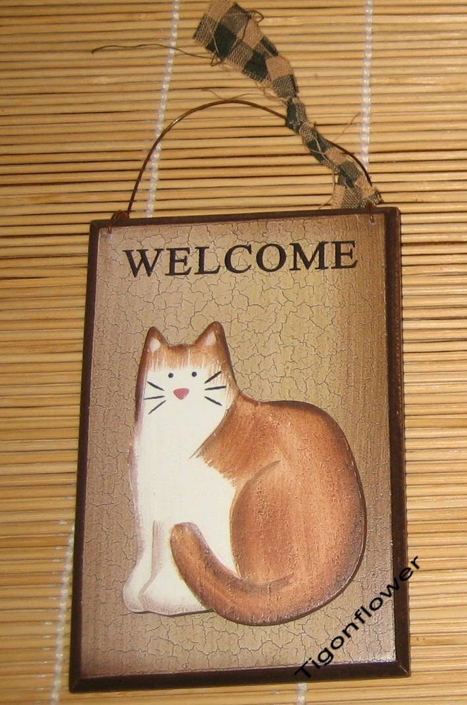 Wood Sign Decor 3D Crackle Plaques Rustic Primitive You Choose