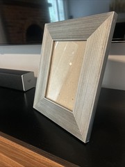 Metal Silver Lined Picture Frame for 5×7 In Pictures Free Standing