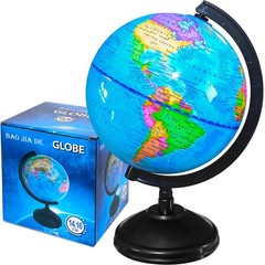 6» Geographic World Globe,Kids Educational Globes with Stand,Decorative Rota…